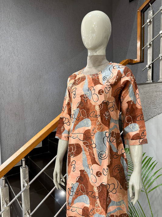 Elegant Daily Wear Muslin Kurta