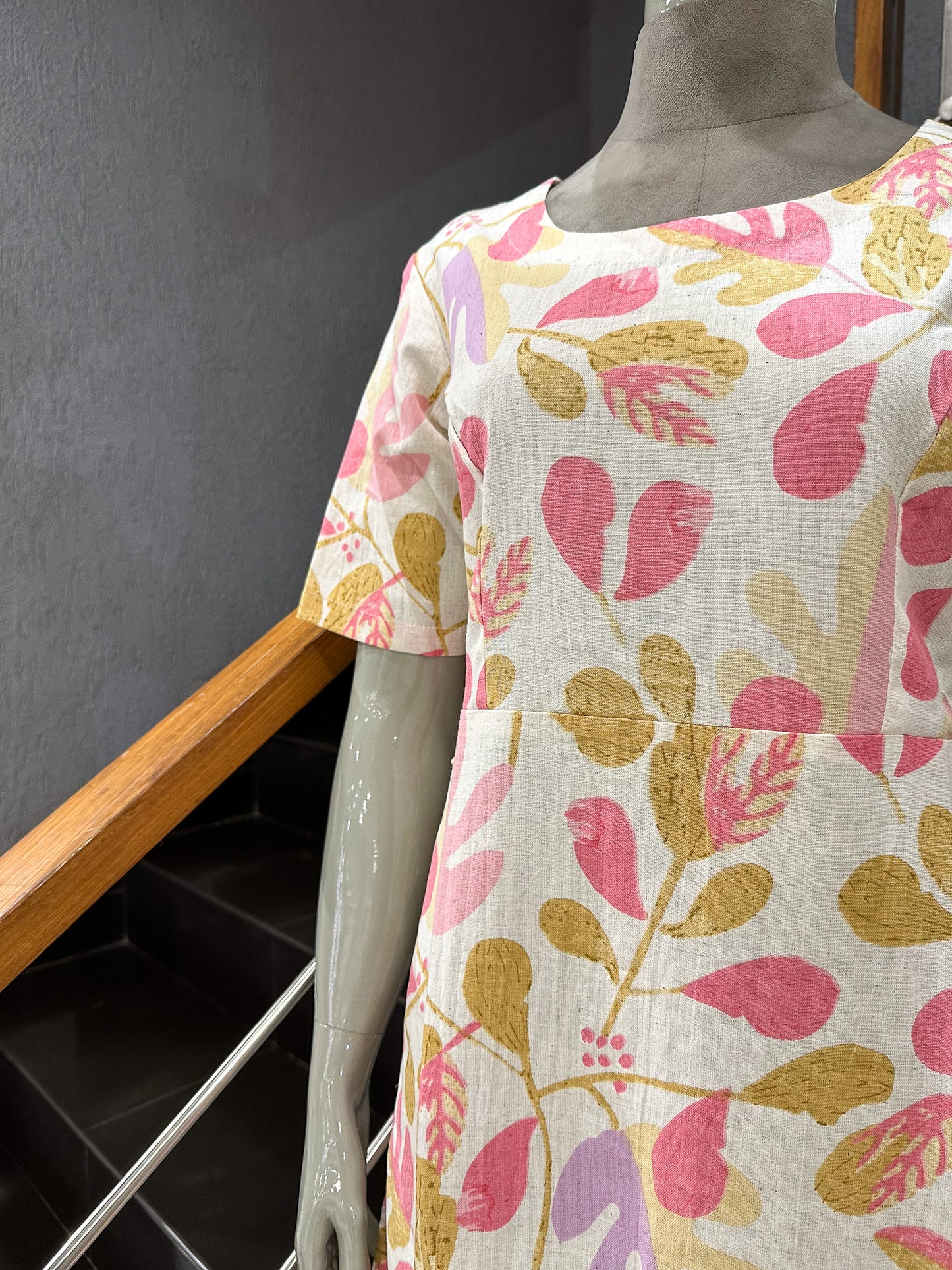 Luxury Casual Cotton Kurta for Women with Side Tie Detail