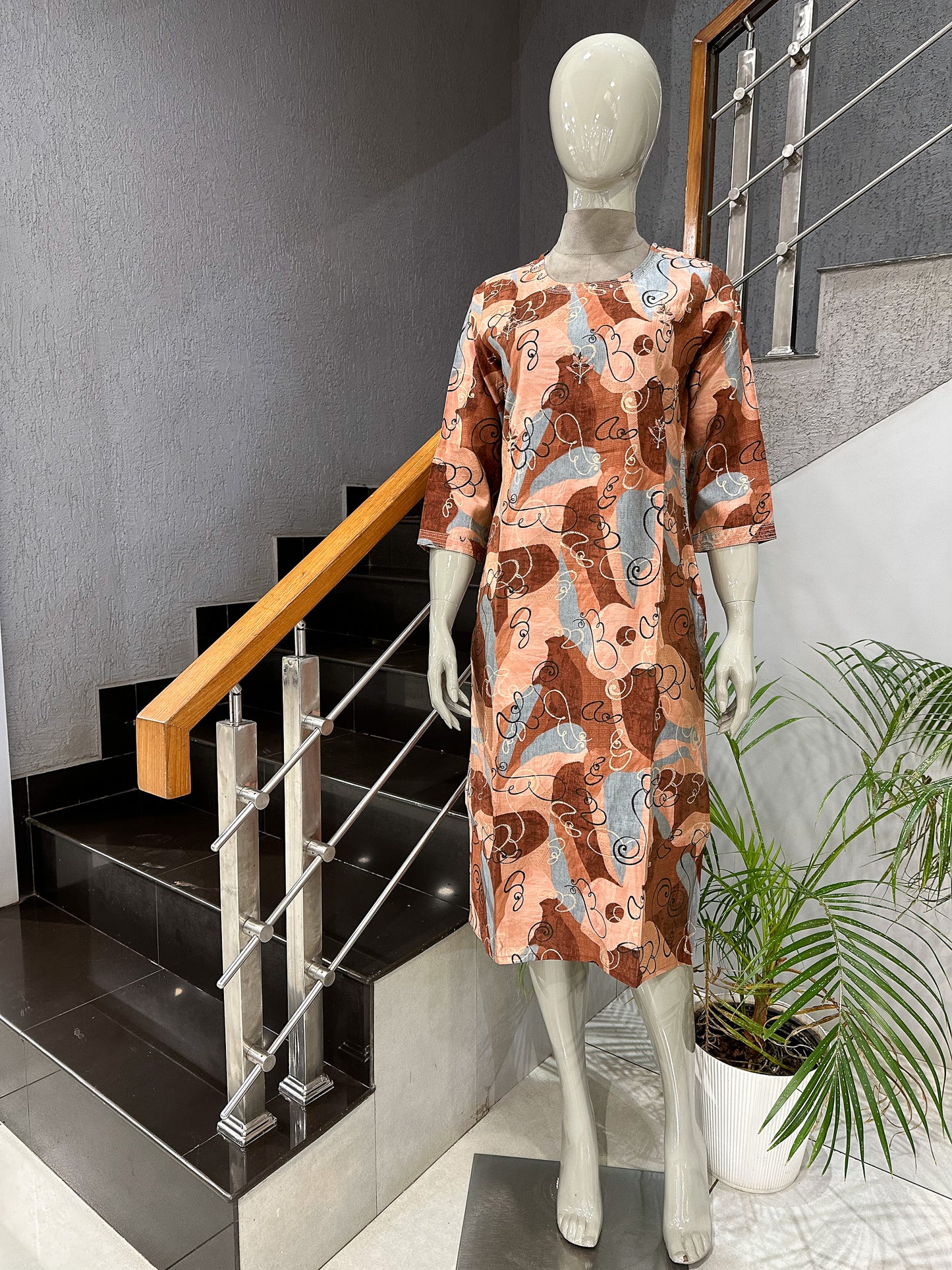 Elegant Daily Wear Muslin Kurta