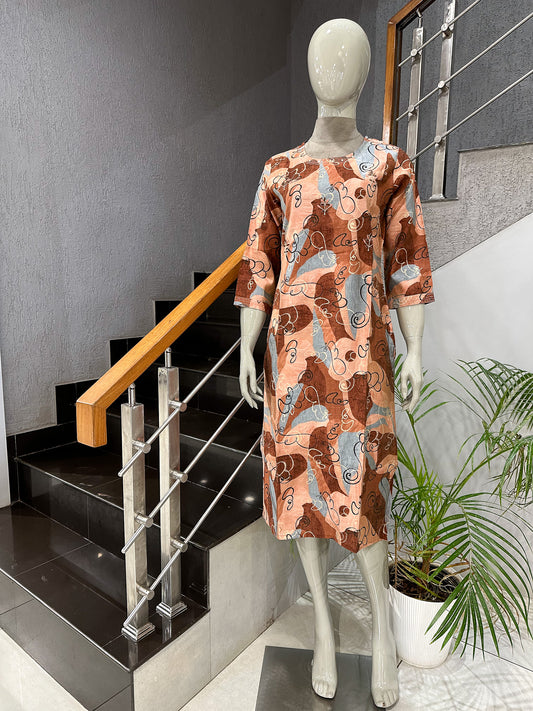 Elegant Daily Wear Muslin Kurta