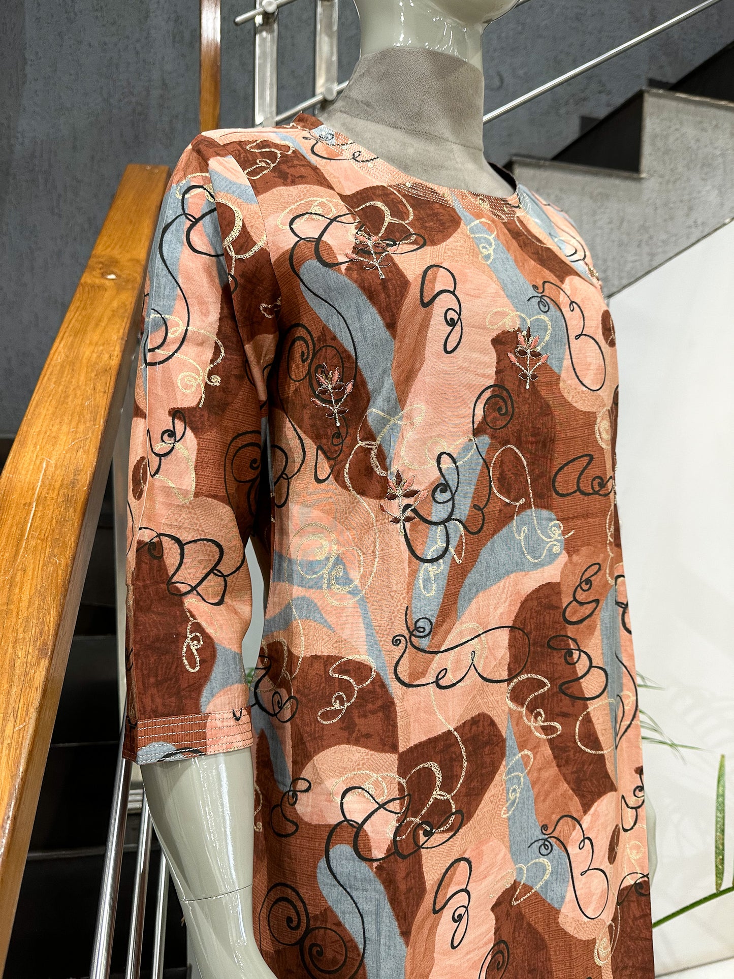 Elegant Daily Wear Muslin Kurta