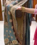 Elevate Your Ethnic Wardrobe with Our Digital Printed Peacock Colour Churidar