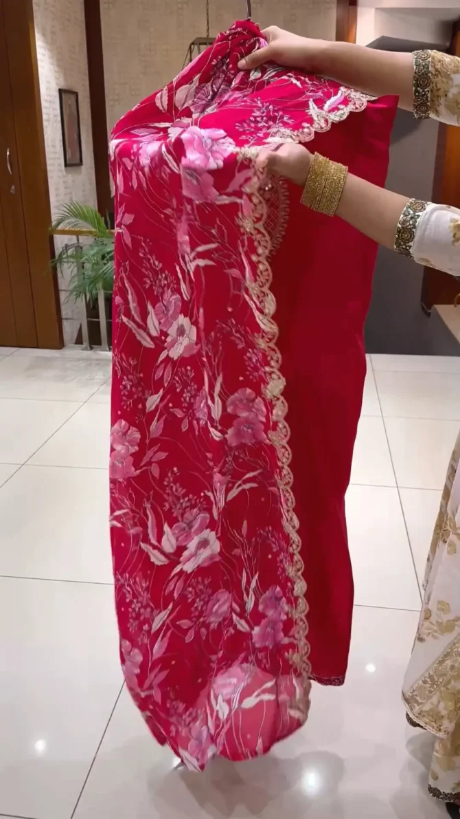 Elegant Pink Tissue Silk Churidar Fabric for Party Wear