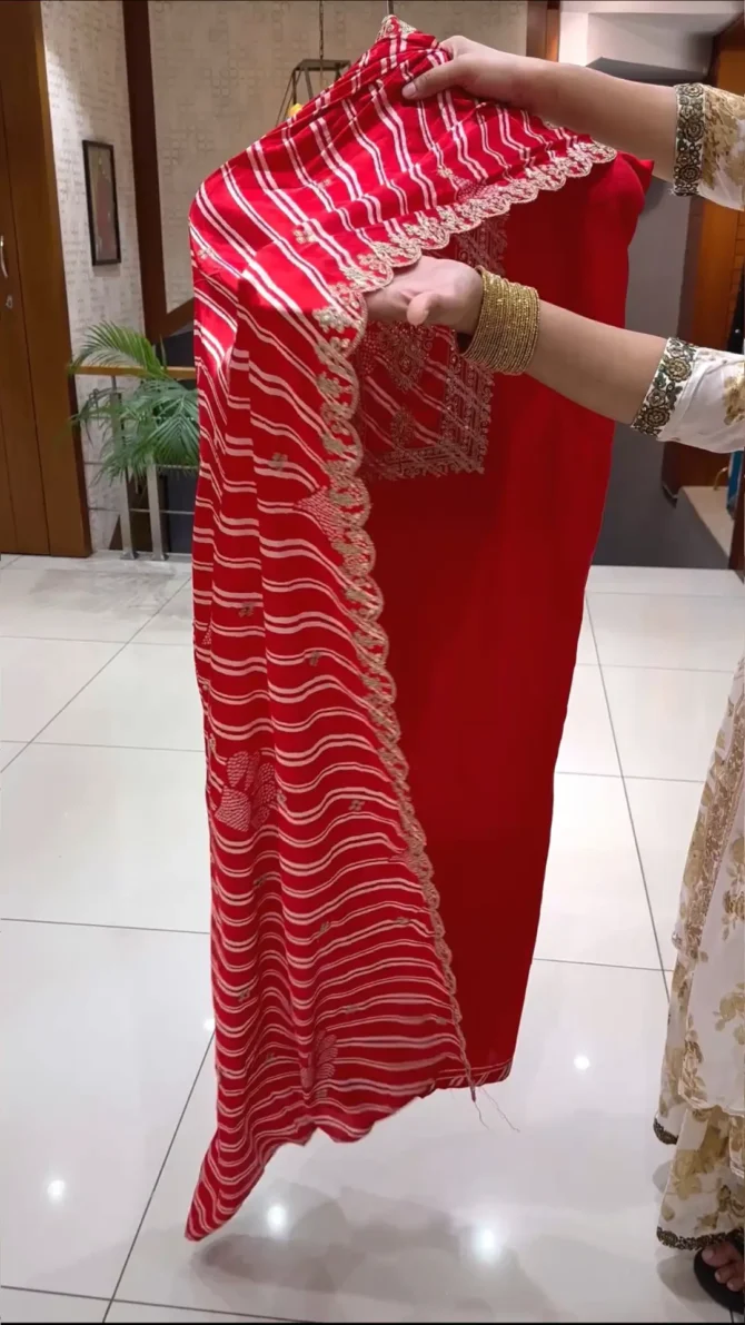 Elegant Pink Tissue Silk Churidar Fabric for Party Wear