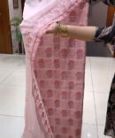 Elevate Your Wardrobe with the Pink Muslin Churidar Set