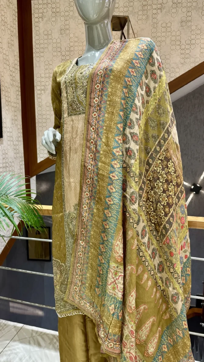 Elegant Mustard Colour Churidar: A Festive Must-Have