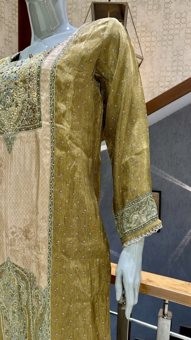 Elegant Mustard Colour Churidar: A Festive Must-Have